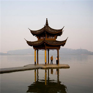 杭州西湖风景头像 主要的观赏性淡水湖泊之一