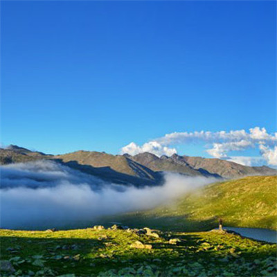 微信头像风景 美丽的土耳其高山白云风景图片