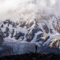 美丽的雪山景色图片大全，微信头像雪山