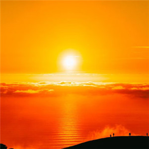 日落微信头像 美国加利福尼亚州日落风景图片