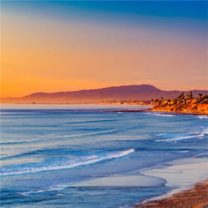 日落微信头像 美国加利福尼亚州日落风景图片