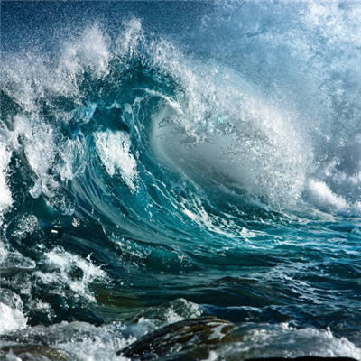 海浪微信头像 波涛汹涌动人心魄的海浪图片