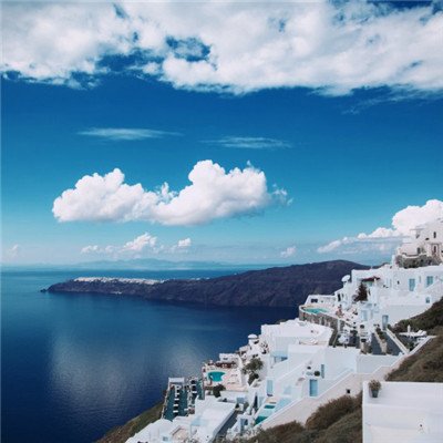 图片头像微信风景 希腊圣托里尼的图片