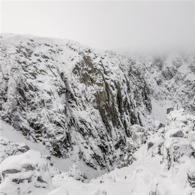 冬天雪景的微信头像，皑皑白雪风景高清图片