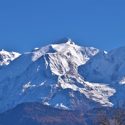 巍峨秀丽的雪山高清风景微信头像图片
