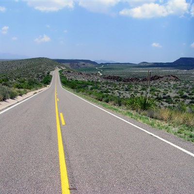 唯美公路头像 平坦的公路道路风景图片