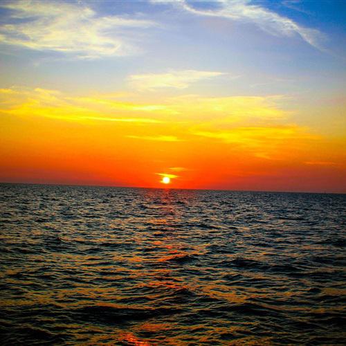 唯美落日头像，唯美的夕阳风景图片