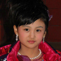 中国大陆著名女童星、演员陆子艺可爱头像图片,小孩子真是会长