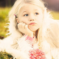 有小天使般的美丽聪明伶俐可人的,qq超萌女生小孩头像图片