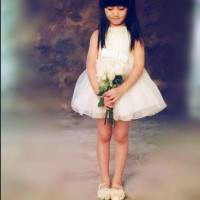 中国小女孩张籽沐头像,可爱张籽沐头像图片,甜美的笑容“糖妹妹”