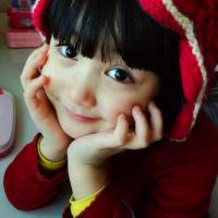 中国小女孩张籽沐头像,可爱张籽沐头像图片,甜美的笑容“糖妹妹”