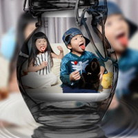 个性可爱杯子里的姐姐和Joe创意QQ头像图片