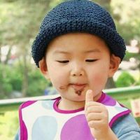 小吃货民国头像,可爱韩国民国小孩头像图片