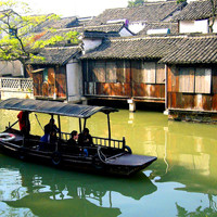 假期江南几日游拍的唯美江南水乡风景头像_小桥流水、古镇小城太美了