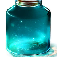 个性唯美好看的玻璃瓶个性QQ头像图片_荧光瓶,静态的,好好可爱