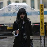 在阳光下,在雨中唯美打伞女生头像,青春又靓丽很有意境又好看